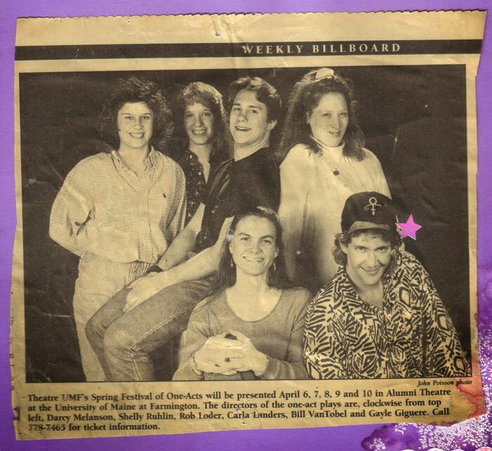 UMF newspaper clipping — Spring Festival of One-Acts