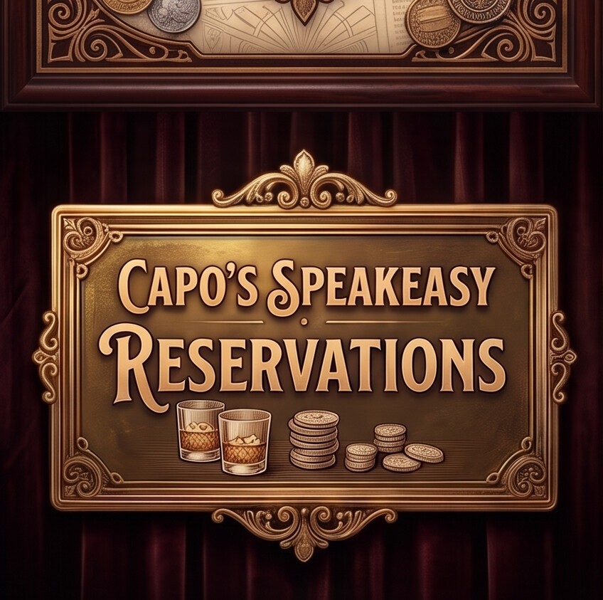 Capo's Speakeasy Reservations
